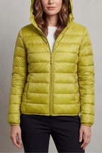 Vioette | Ultra Light Packable Hooded Puffer Jacket