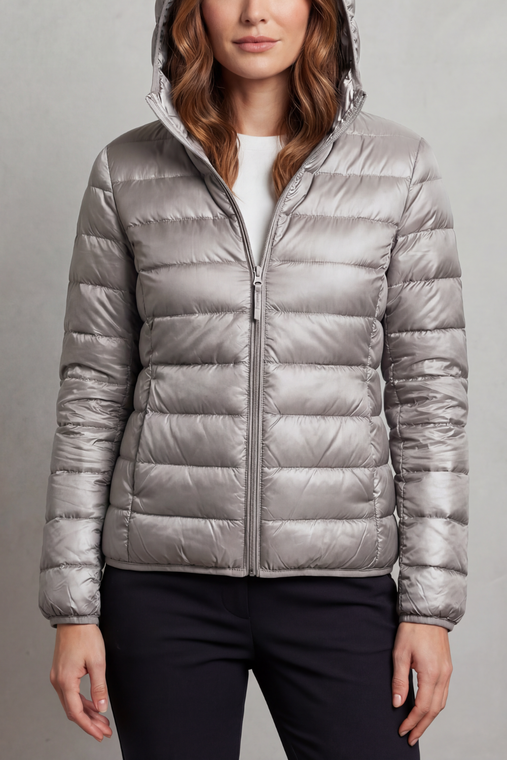 Vioette | Ultra Light Packable Hooded Puffer Jacket