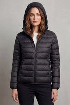 Vioette | Ultra Light Packable Hooded Puffer Jacket