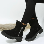Winena | Faux Fur Lined Fold-Over Winter Boots