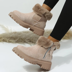 Winena | Faux Fur Lined Fold-Over Winter Boots