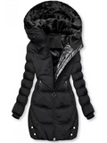 Winette | Long Puffer Jacket with Faux Fur Lined Hood