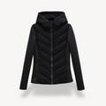 Ysara | Chevron Quilted Jacket with Hood