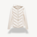 Ysara | Chevron Quilted Jacket with Hood