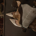 Ysolde | Pointed Slingback Leather Flats