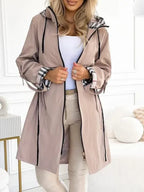 Zelelle | Waterproof Windproof Zip Coat