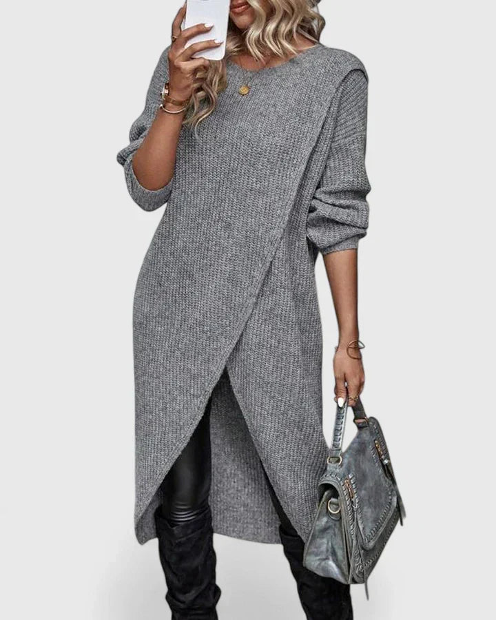 Zeline | Knit Jumper Dress Long Sleeve
