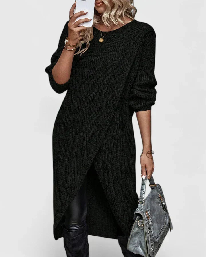 Zeline | Knit Jumper Dress Long Sleeve