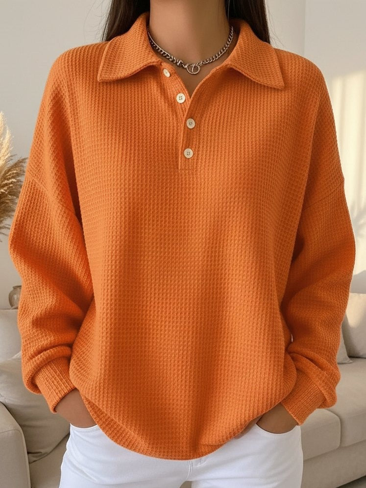Zelisse | Polo Collar Knit Sweater
