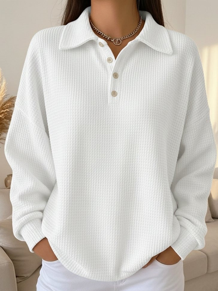 Zelisse | Polo Collar Knit Sweater