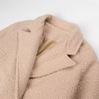 Zelora | Belted Double-Breasted Teddy Coat